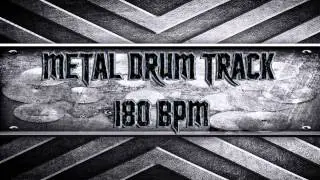 Metal Drum Track 180 BPM (HQ,HD)