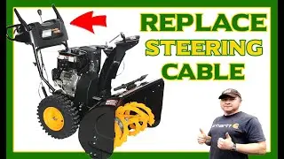 HOW-TO Fix The Steering On A Snowblower - Step By Step Repair With Donyboy73
