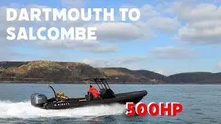 Dartmouth ➡️ Salcombe by 500hp RIB Boat 🚤💨🇬🇧