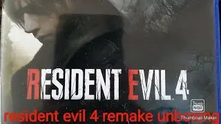 resident evil 4 remake unboxing