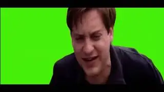 Spider-Man I’m back ￼scene green screen