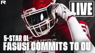BOOM! 5-Star OL Michael Fasusi Commits to Sooners + Reactions and Notes  |  OU Insider Live