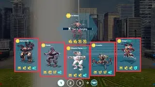 War Robots: Awesome Robots | Khepri, Harpy, Behemoth, Fenrir, Invader | WR Gameplay