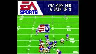 Madden '94 (SNES) - Packers at Seahawks