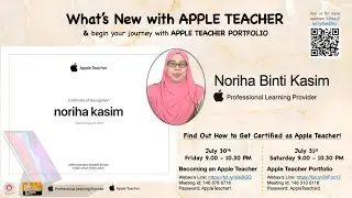 Becoming an Apple Teacher (Pengiktirafan Sijil Apple Teacher)