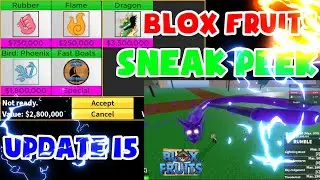 Blox Fruits Update 15 SNEAK PEEK!!!😲 New Info!