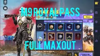 M9 Royale Pass Full Maxout 1 to 50 RP Max Pubg mobile