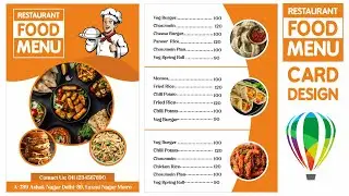 Restaurant Menu Design Trends and Ideas | Restaurant Menu Card Design | Menu Card Design Editing