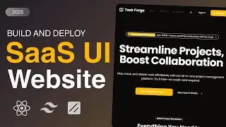 Build a SaaS Landing Page with React, Tailwind CSS, Typescript, and Next JS