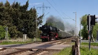 01 150 bei der Durchfahrt in Herrath