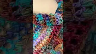 Frozen Forest Button Shawl 🧶 