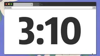 3 Minute 10 Second Countdown Timer With Soundeffect | 190 Seconds Timer | 3 Minute 10 Seconds Timer