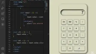 How to Make a Calculator Using HTML • CSS • JAVASCRIPT | Beginner Project