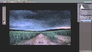 Tutorial Photoshop CC: Cómo crear efecto de lluvia