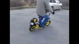 Самокат для взрослых c мотором.