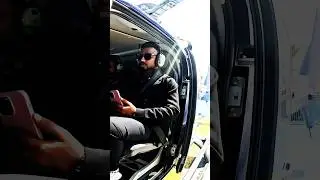 "Feeling on top of the world after soaring through Dubai's skyline on a helipad ride!