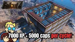 How To Build a Gunner Farm For 7k XP and 5k Caps PER CYCLE (NO MODS) - Fallout 4 Guide