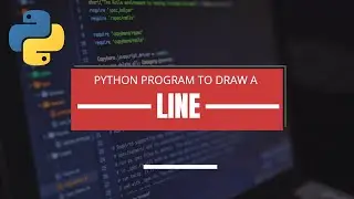 A Simple line from turtle module in python| draw in python| python language  