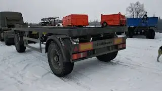 прицеп 8594 шасси прицепа на односкатной ошиновке батоны 385