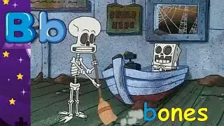 Phonics Song – B is for Bones 🎃 | Halloween ABCs | Kidzstation
