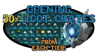 50x Hexagon Exchange Lootcrate Opening on Ark Genesis