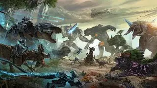 (ARK) exploring NEW MAP EXTINCTION