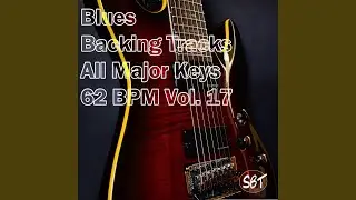 Blues Guitar Backing Track Bb Major 62 BPM