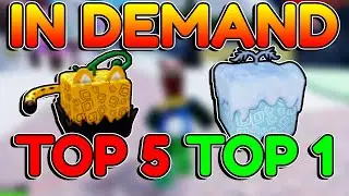 TOP 5 Most HIGH DEMAND Fruits right now in Blox Fruits Christmas Update! 🤑