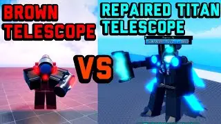 Brown telescope vs repaired titan telescope in super box siege defense