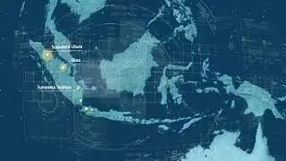 Stock Video Footage | Map Rig | Background Video Peta Indonesia