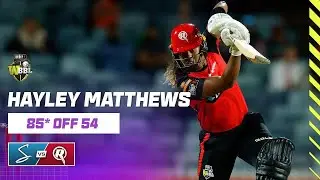 Match Winner Matthews Hits 85 Not Out to Power 'Gades to Victory | #WBBL|10