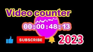 Video Counter Black Screen Two Minute Timer After Effect