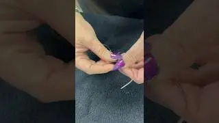 The SECRET to threading a needle with ease in seconds! 🤯🔥 #dreamcatchershair #hairstylist