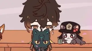 Pet tao and ciao are so cute!!! Genshin impact hoyofair cutscene