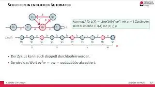 Pumping Lemma  - Eine Eigenschaft regulärer Sprachen