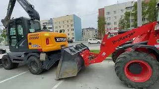 Выставка Сахалин Строй Экспо колесные экскаваторы фронтальные погрузчики ProKeeper Xinyuan