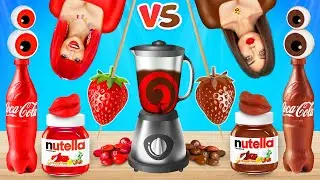 TANTANGAN ASLI VS MAKANAN COKLAT | Pertarungan Epic Dengan Saus Coklat oleh RATATA POWER