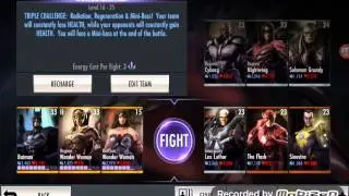 Injustus energy bar glitch