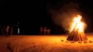 Bonfire at Api Beach, Marina Cap Cana