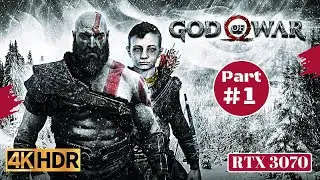 GOD OF WAR Walkthrough Gameplay Part 1 - INTRO (God of War 4) | RA GAMING