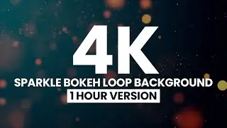 4K Sparkle Bokeh Loop Background | 1 Hour Version | Live Wallpaper | Stocklate