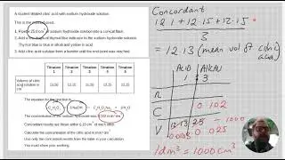 GCSE titration calculations (HT)