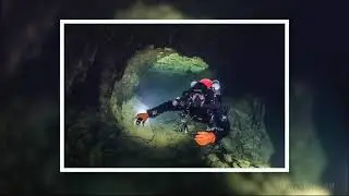 Underwater cave photo backstage