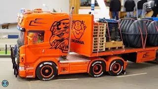 Wonderful R/C Trucks and forklift in Action - MTC Osnabrück