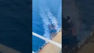 Giant ship incidents #northsea #ship #wave