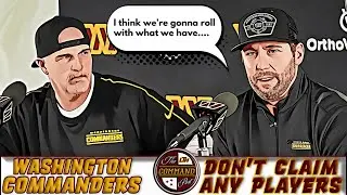 Command Post LIVE! | Commanders Don't Claim A Single Player Off Waivers + John Ridgeway TRADE React