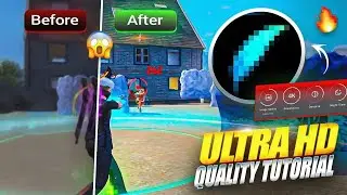 Free Fire 4K HDR Quality Revealed In Capcut 🔥 ||  How To Increase Free Fire Video Quality