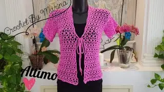 🌺 Cardigan, Bolero ATTIMO 🌺 facile, a pannello, versatile , anche per bambine