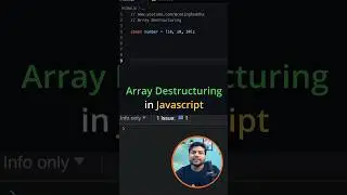 Code optimization: array destructuruing in javascript. 