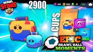 BRAWL BALL | MEGA BOX Opening | 2900+ CUPS🏆 ||